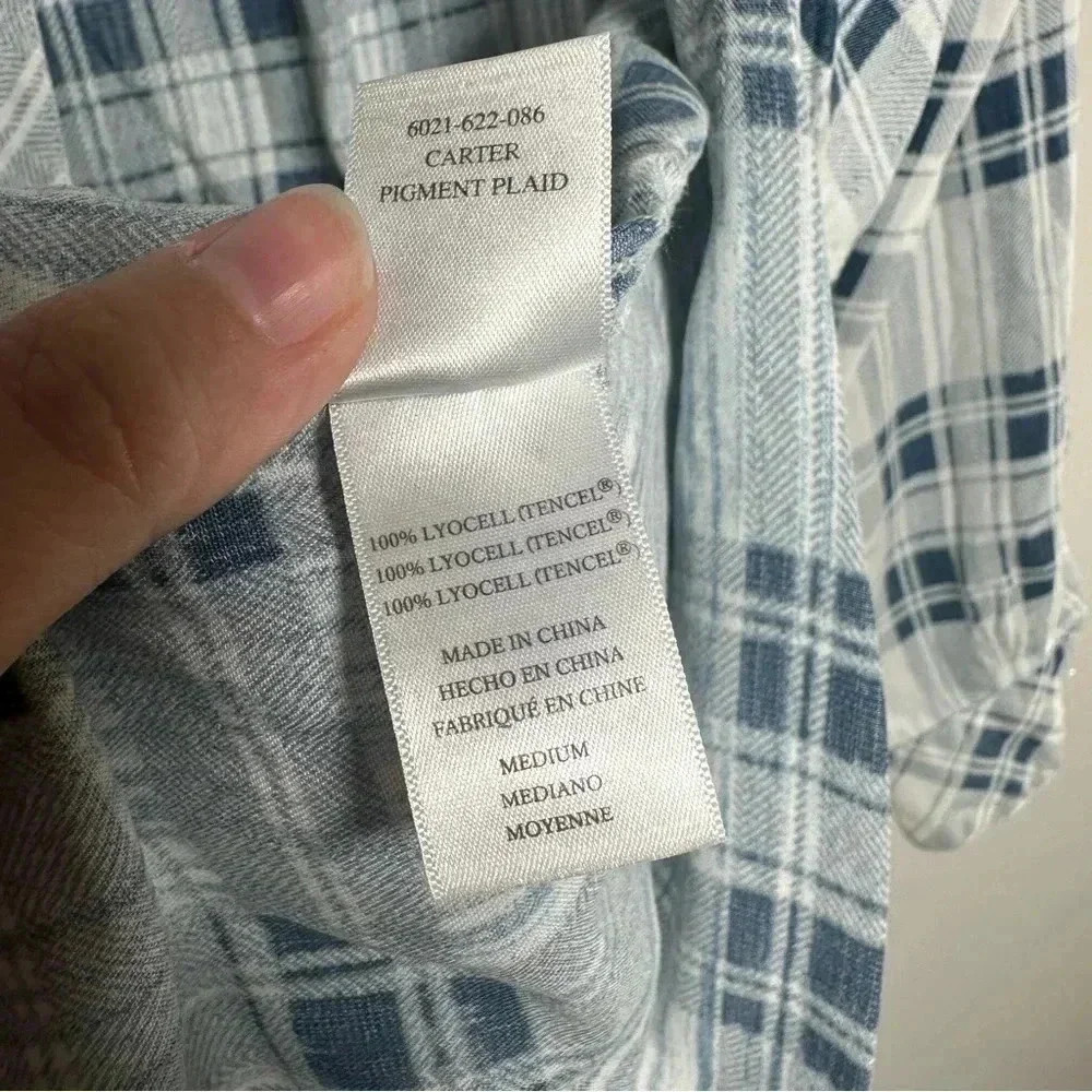 Rails Plaid Flannel Long Sleeve Button Down Shirt… - image 8